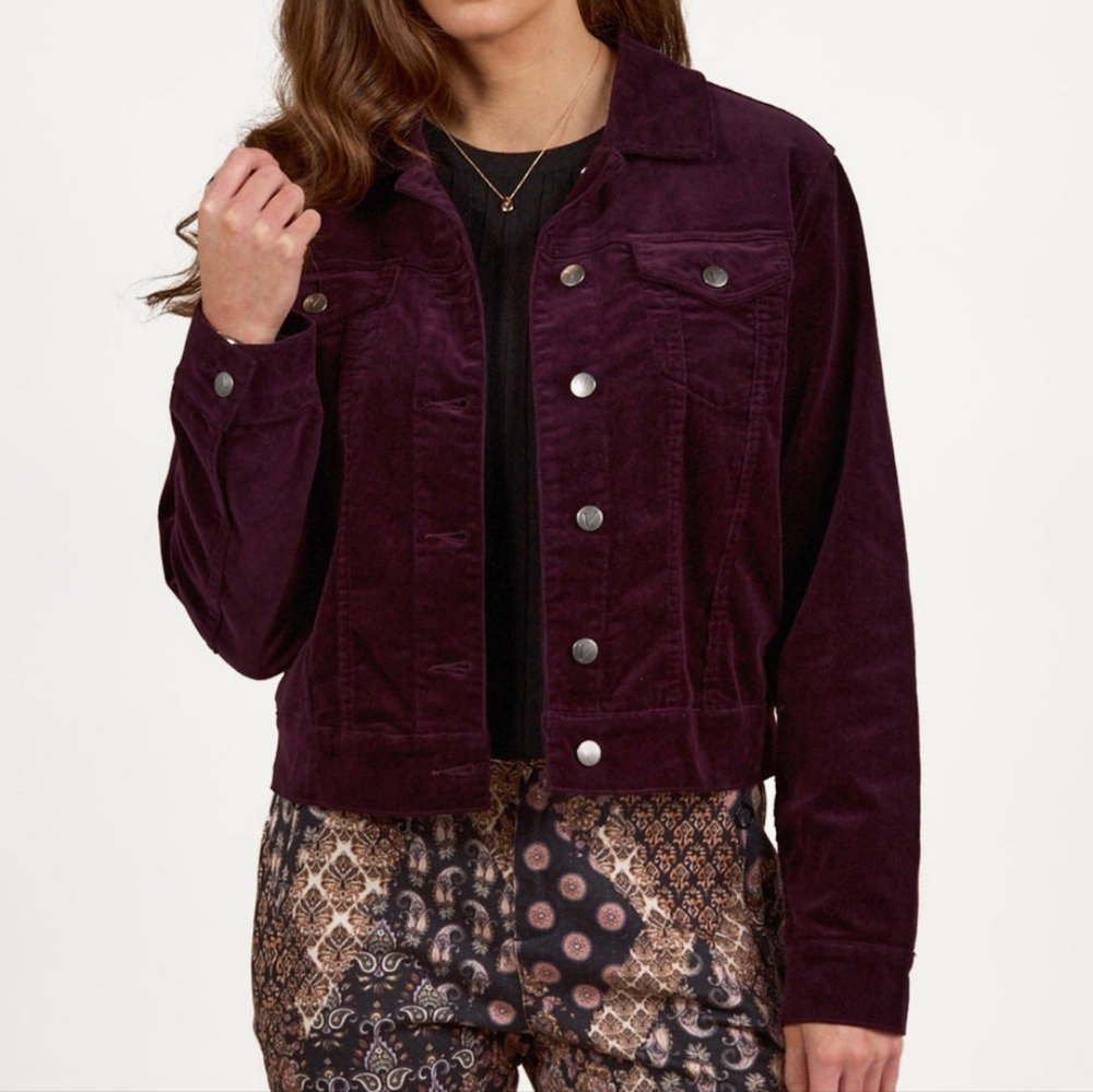 Aritzia Talula Edo Corduroy Cropped Jacket